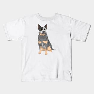 Blue Australian Cattle Dog Kids T-Shirt